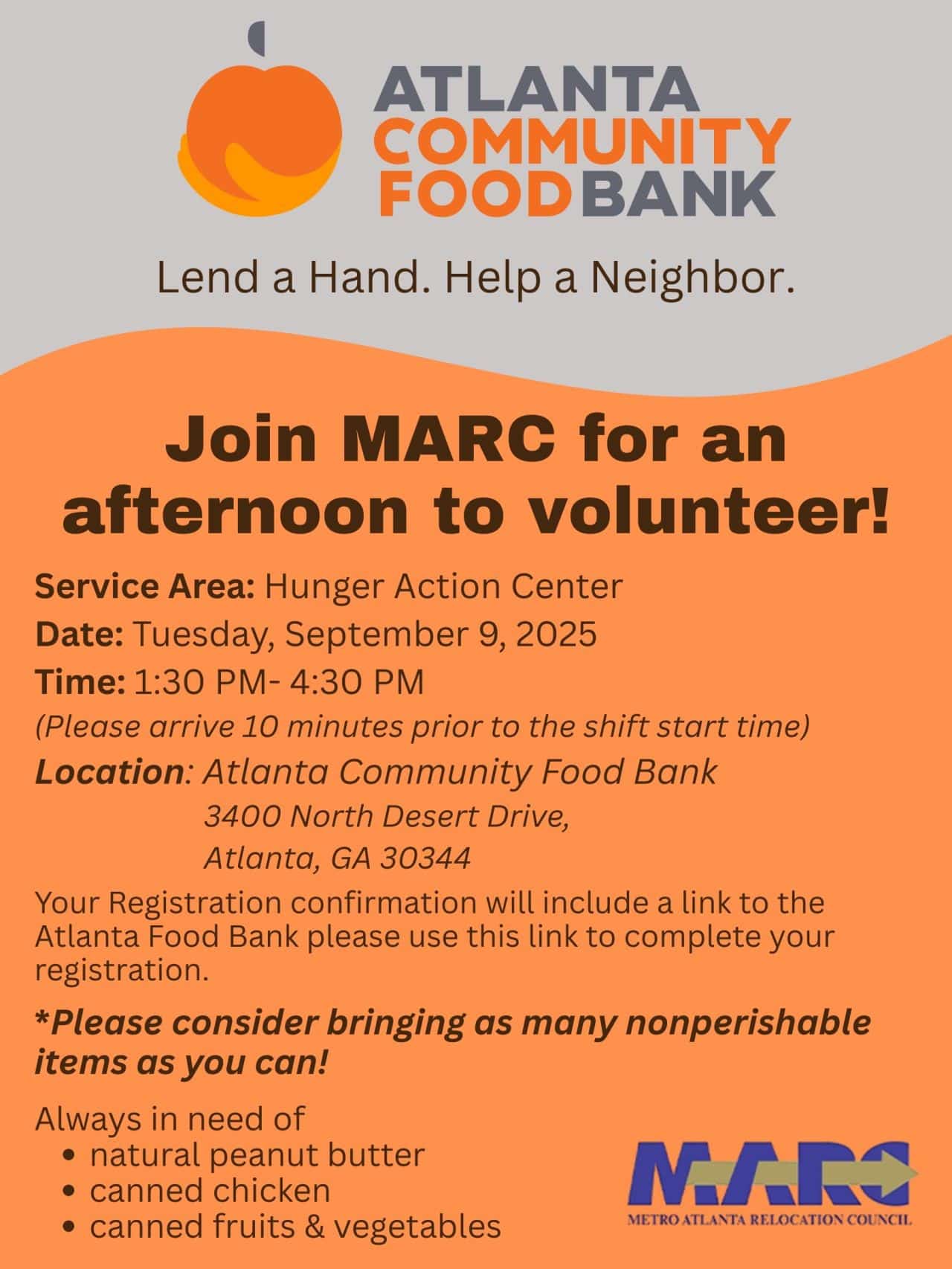 MARC Food Bank